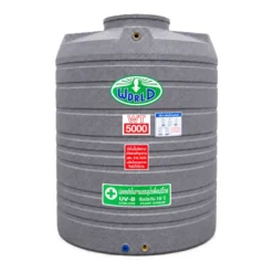 ถังเก็บน้ำ-WORLD-GN-5000WD-สีเทาลายแกรนิต-ตัวถังทึบแสงป้องกันตะไคร่