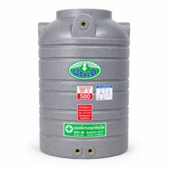 ถังเก็บน้ำ-WORLD-GN-500WD-500-ลิตร-สีเทาลายแกรนิต-ตัวถังทึบแสงป้องกันตะไคร่