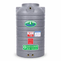 ถังเก็บน้ำ-WORLD-GN-750WD-สีเทาลายแกรนิต-ตัวถังทึบแสงป้องกันตะไคร่