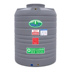 ถังเก็บน้ำ-WORLD-WT-5000WD-สีเทา-Food-Grade-100-พร้อม-UV8