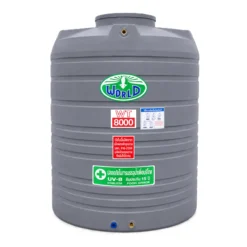 ถังเก็บน้ำ-WORLD-WT-8000WD-สีเทา-Food-Grade-100-พร้อม-UV8