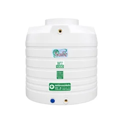 ถังเก็บน้ำทรงเตี้ย-SAFE-WT1000short-สีขาว-Food-Grade-100-พร้อม-UV8