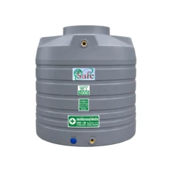 ถังเก็บน้ำทรงเตี้ย-SAFE-WT1000short-สีเทา-Food-Grade-100-พร้อม-UV8