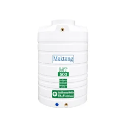 ถังเก็บน้ำบนดิน Maktang รุ่น MT500 ทรงกระบอก สีขาว