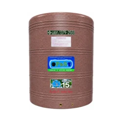 ถังเก็บน้ำลายแกรนิต P&S รุ่น PSGN5000 5000 ลิตร PE Food Grade สีแกรนิตแดง