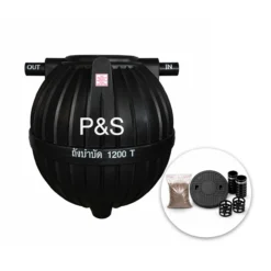 ถังบำบัดน้ำเสีย-PS-1200-ลิตร-รุ่น-PSST1200B-PE-สีดำ-แบบไร้อากาศ-พร้อมของแถม