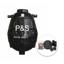 ถังบำบัดน้ำเสีย-PS-2000-ลิตร-รุ่น-PSST2000-PE-สีดำ-แบบไร้อากาศ-พร้อมของแถม
