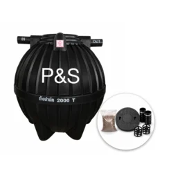 ถังบำบัดน้ำเสีย-PS-2000-ลิตร-รุ่น-PSST2000B-PE-สีดำ-แบบไร้อากาศ-พร้อมของแถม