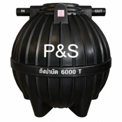ถังบำบัดน้ำเสีย-PS-6000-ลิตร-รุ่น-PSST6000B-PE-สีดำ-แบบไร้อากาศ