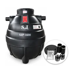 ถังบำบัดน้ำเสีย SJ 1600 ลิตร รุ่น SJP-1600 ถังบำบัด PE แบบไร้อากาศ ของแถม