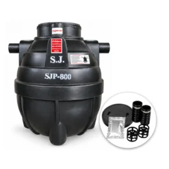 ถังบำบัดน้ำเสีย SJ 800 ลิตร รุ่น SJP-800 ถังบำบัด PE แบบไร้อากาศ ของแถม