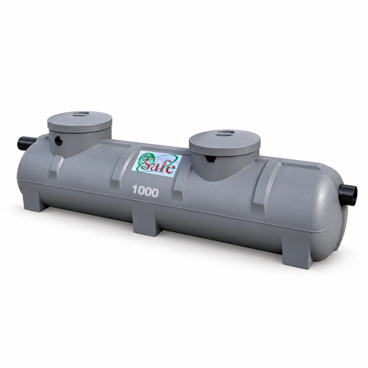 ถังบำบัดน้ำเสีย-Safe-1000-ลิตร-รุ่น-SST1000CS-PE-สีดำ-แบบไร้อากาศ