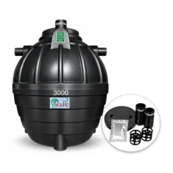 ถังบำบัดน้ำเสีย-Safe-3000-ลิตร-รุ่น-SST3000-PE-สีดำ-แบบไร้อากาศ